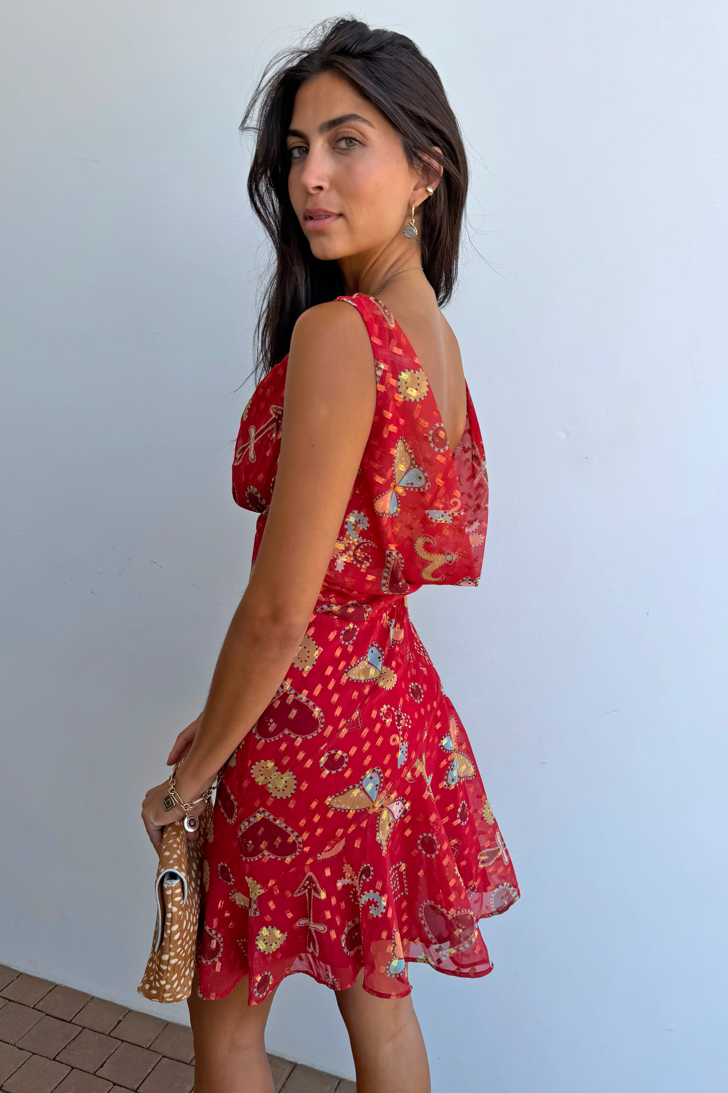 Model is 5ft7” and wears UK size 10/ US 6