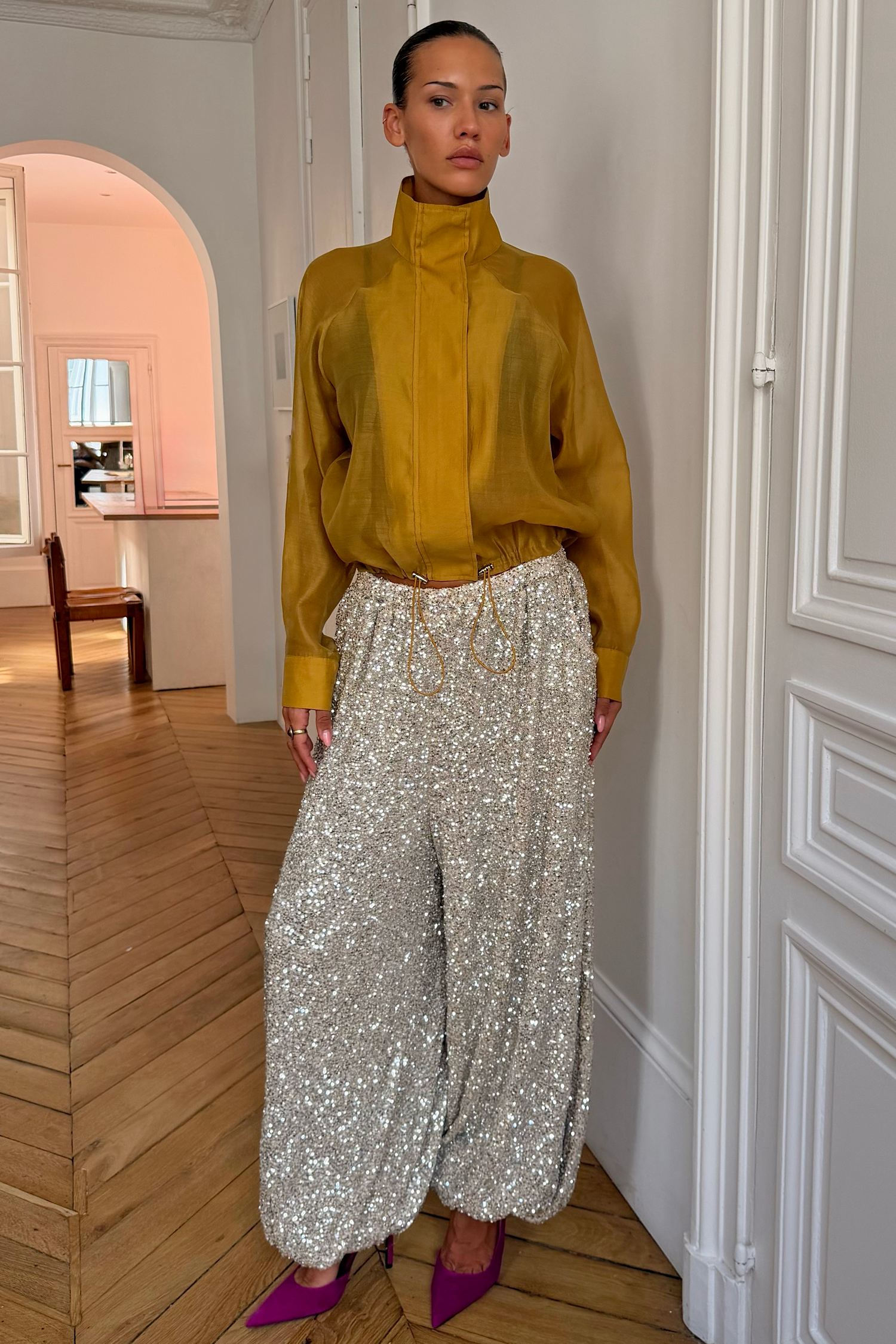 Model is 5ft5” and is wearing UK size 8