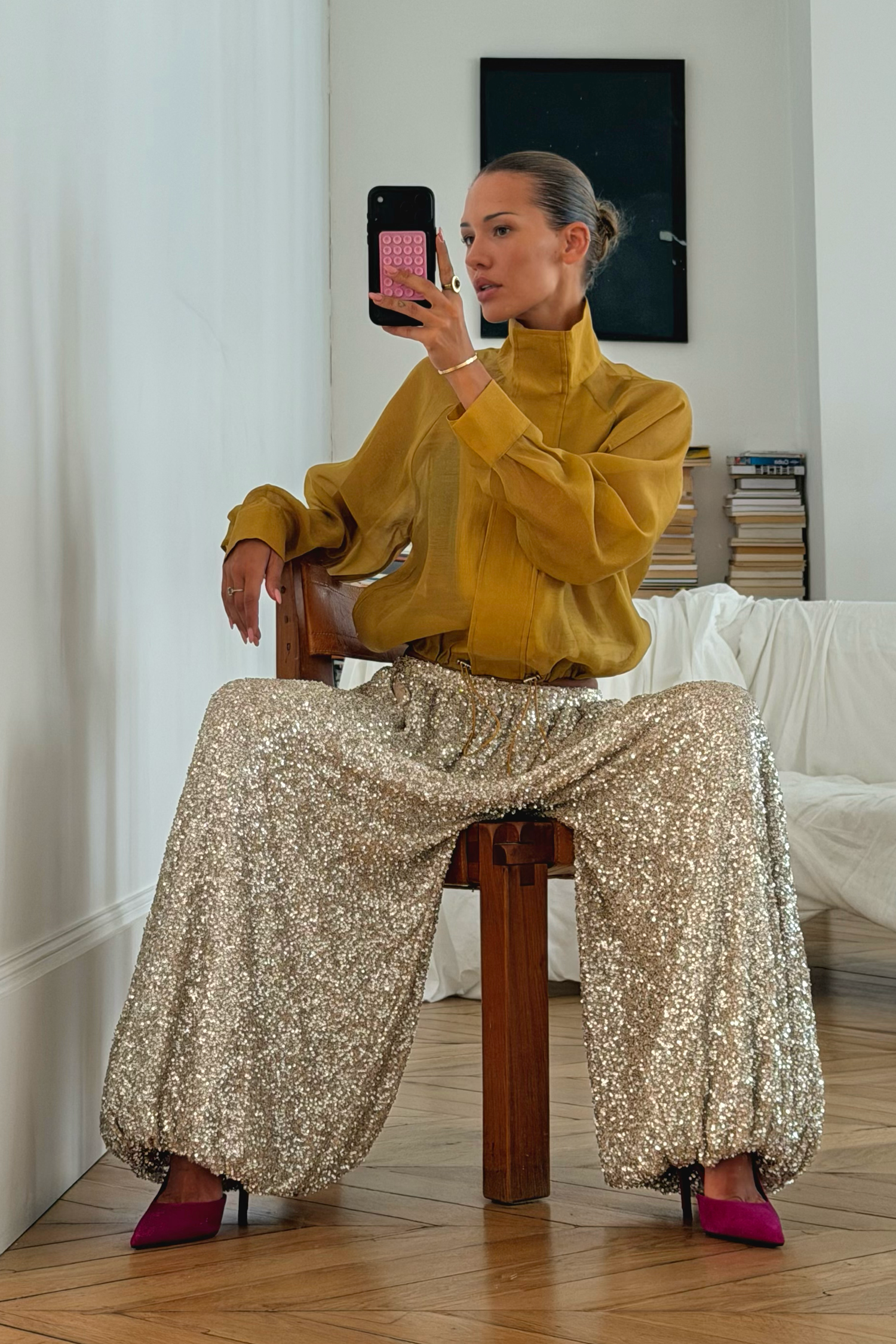 Model is 5ft5” and is wearing UK size 8