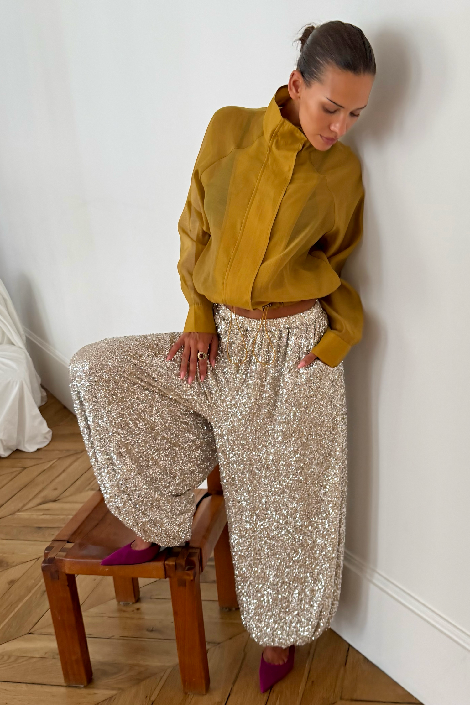 Model is 5ft5” and is wearing UK size 8