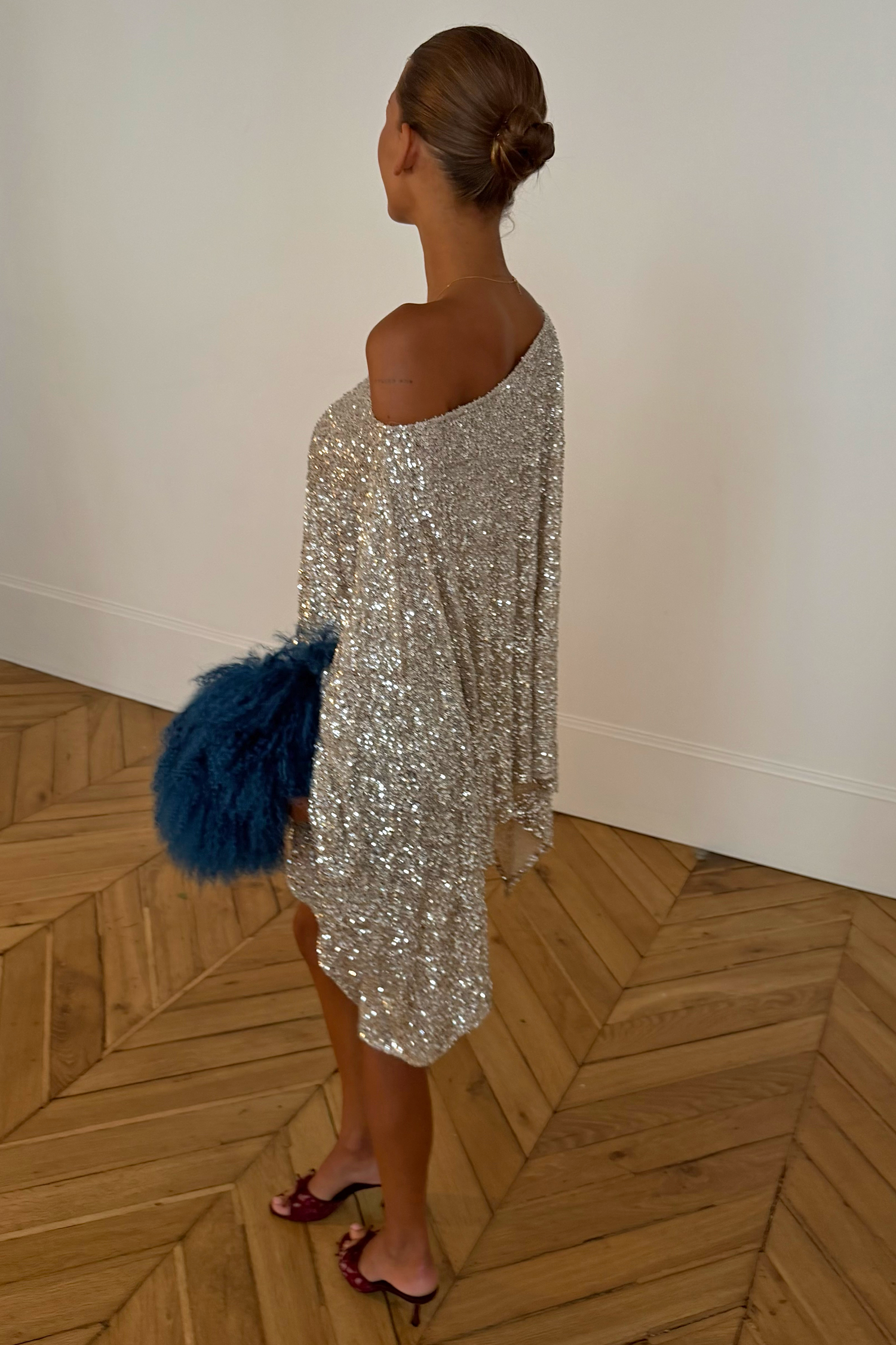 Model is 5ft5” and wears size XSS