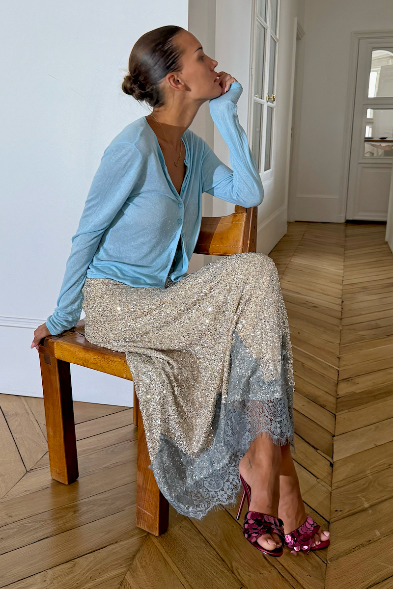 Model is 5ft5” and is wearing UK size 8