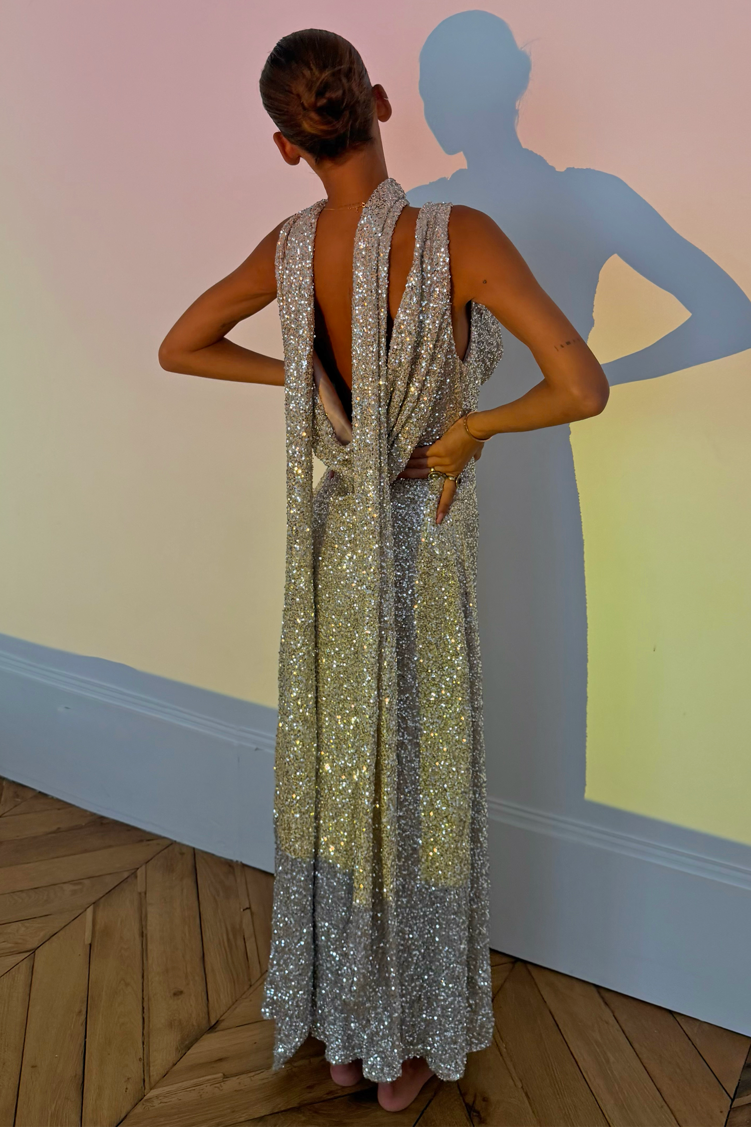 Model is 5ft5” and is wearing UK size 8