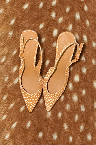 Deer Slingback Heels