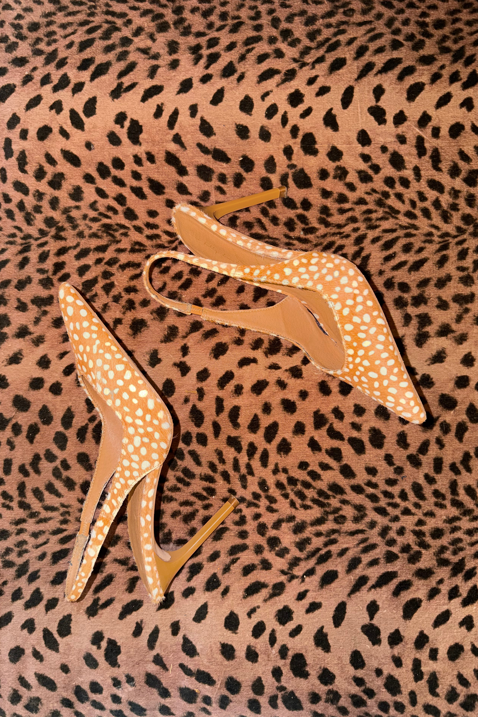 Deer Slingback Heels