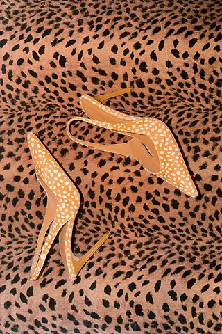 Deer Slingback Heels