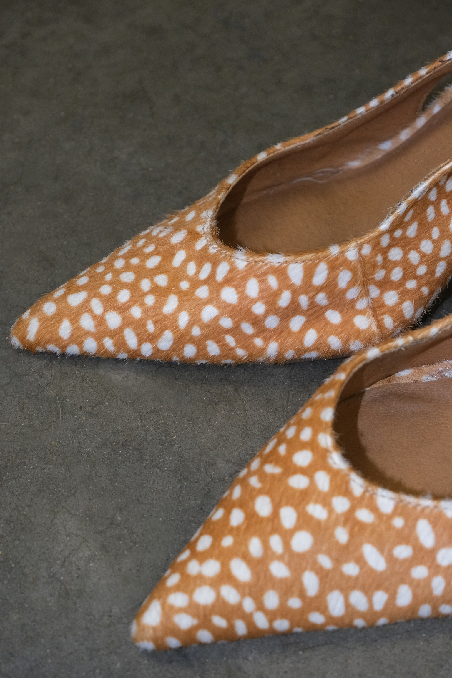 Deer Slingback Heels