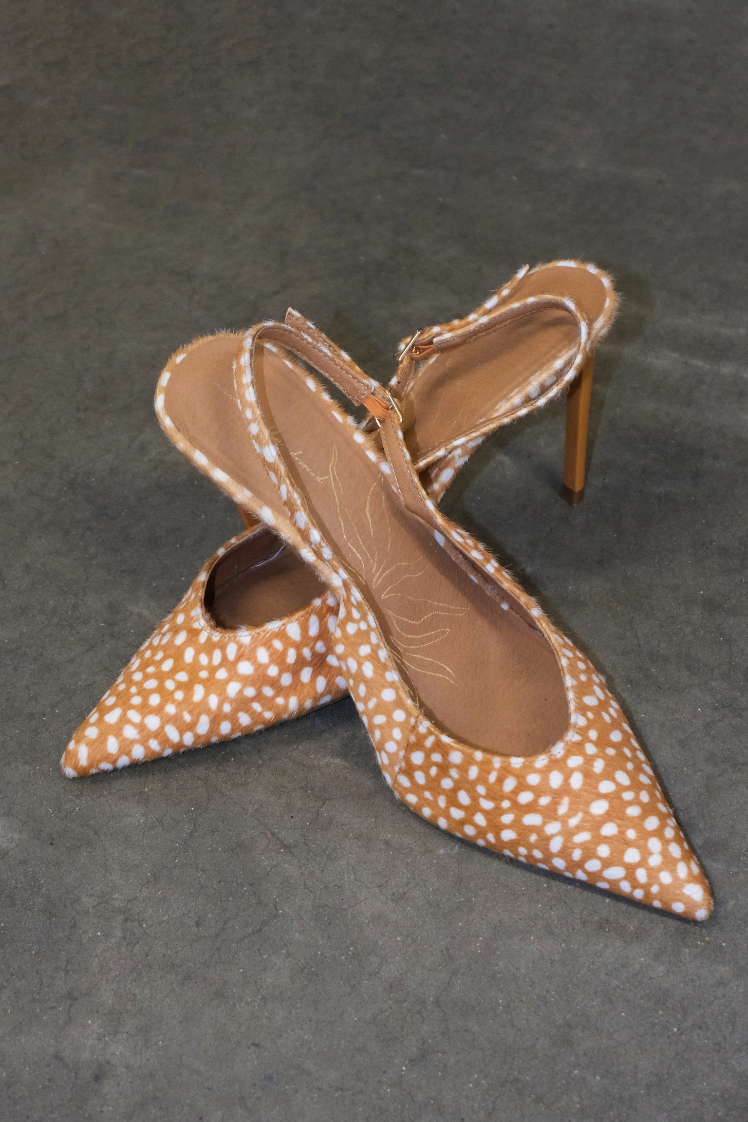 Deer Slingback Heels