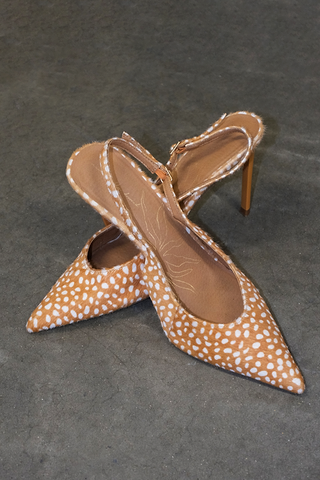 Deer Slingback Heels