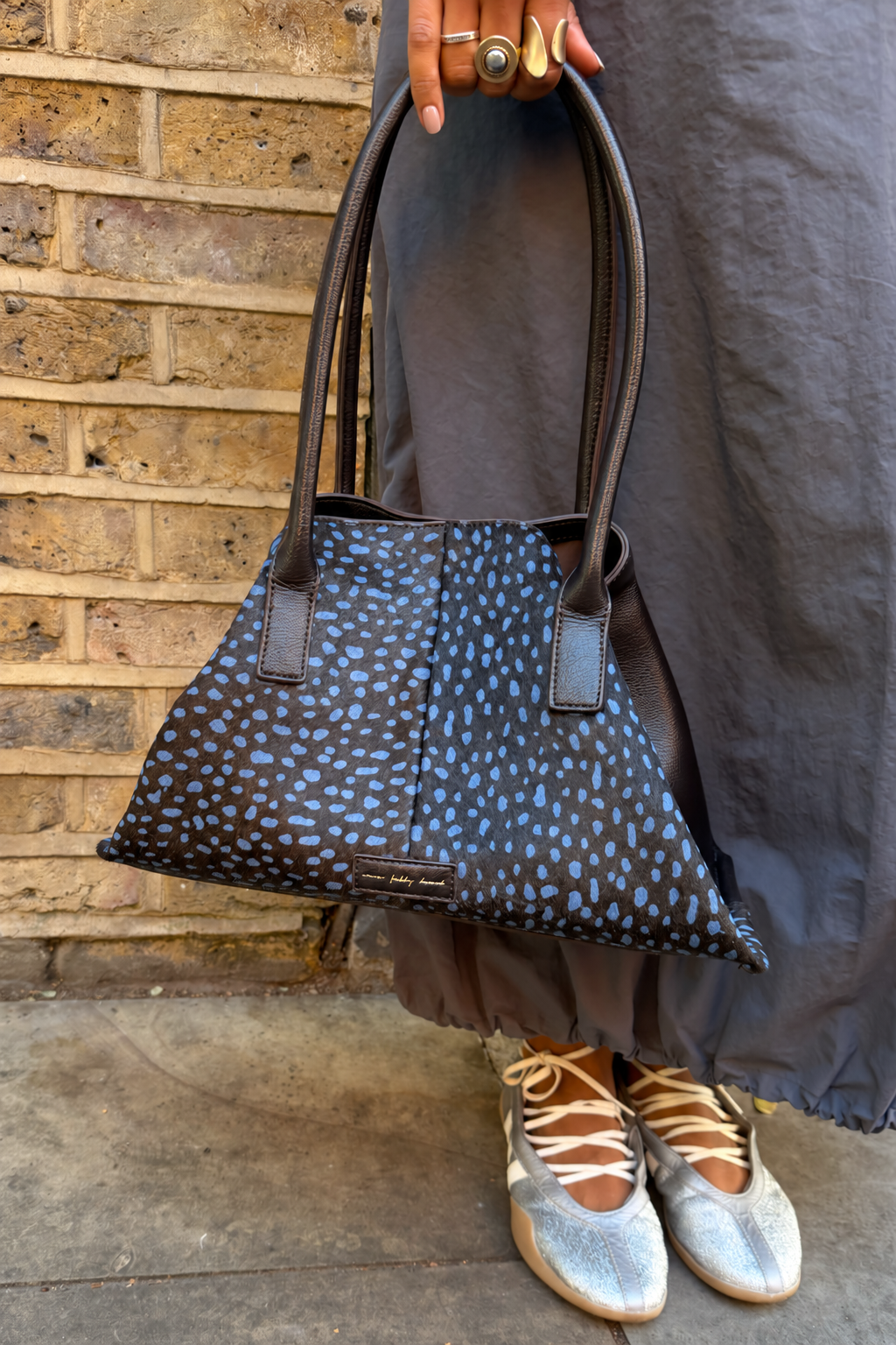 Blue Deer Pony Bag