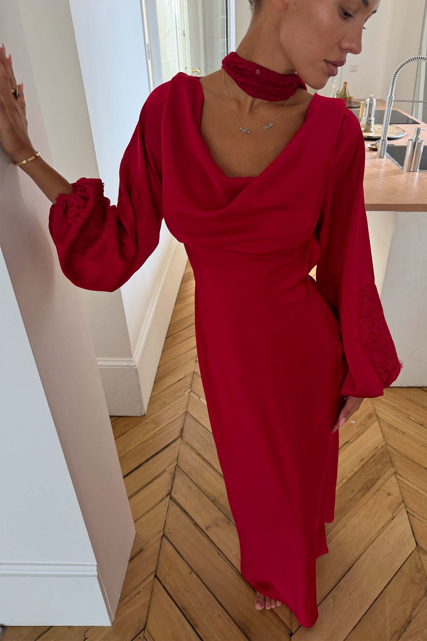 Model is 5ft4” and wears UK size 8/ US 4