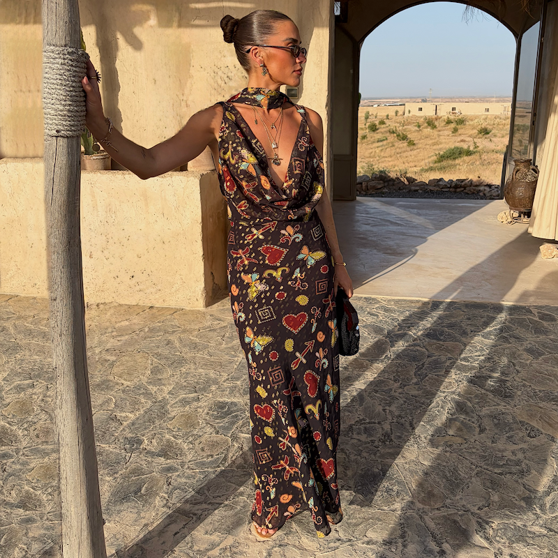 Black Astra Sophie Dress