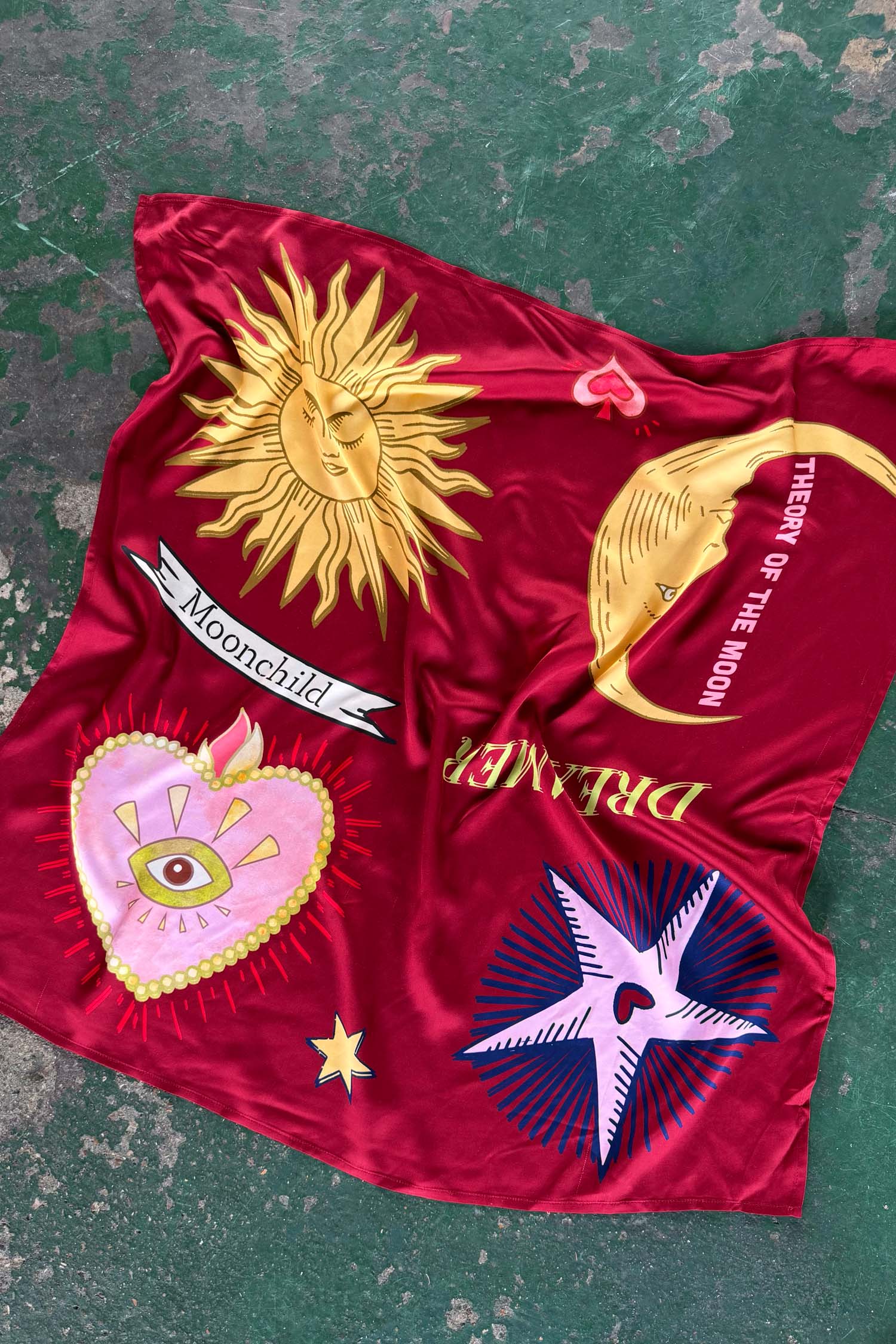 Burgundy Mystical Bandana