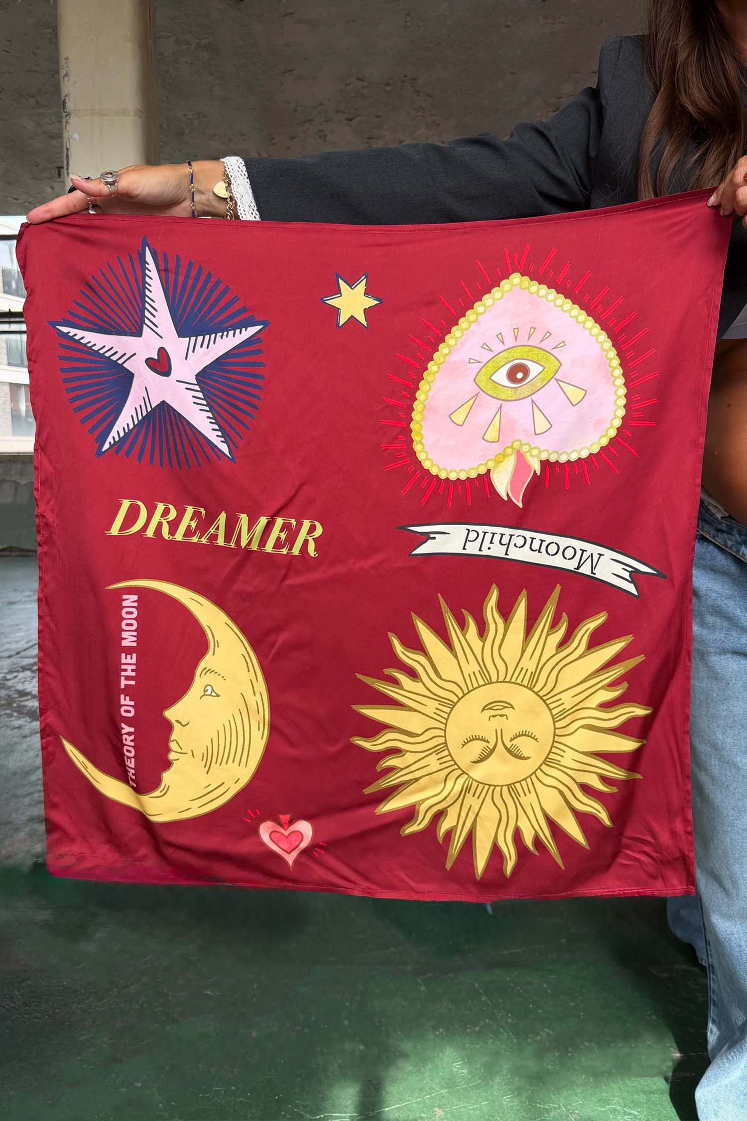 Burgundy Mystical Bandana