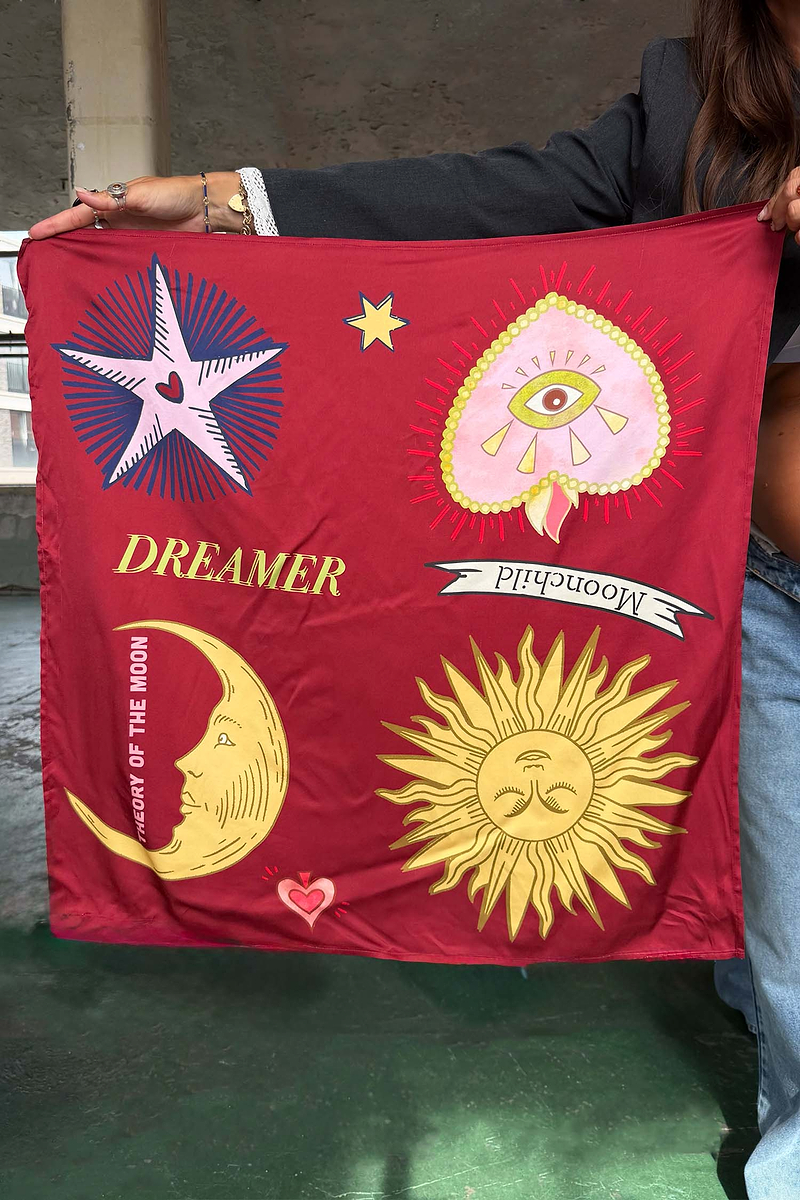Burgundy Mystical Bandana