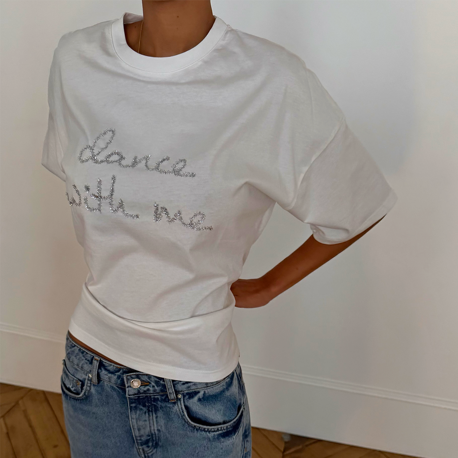 White 'Dance With Me' T-Shirt