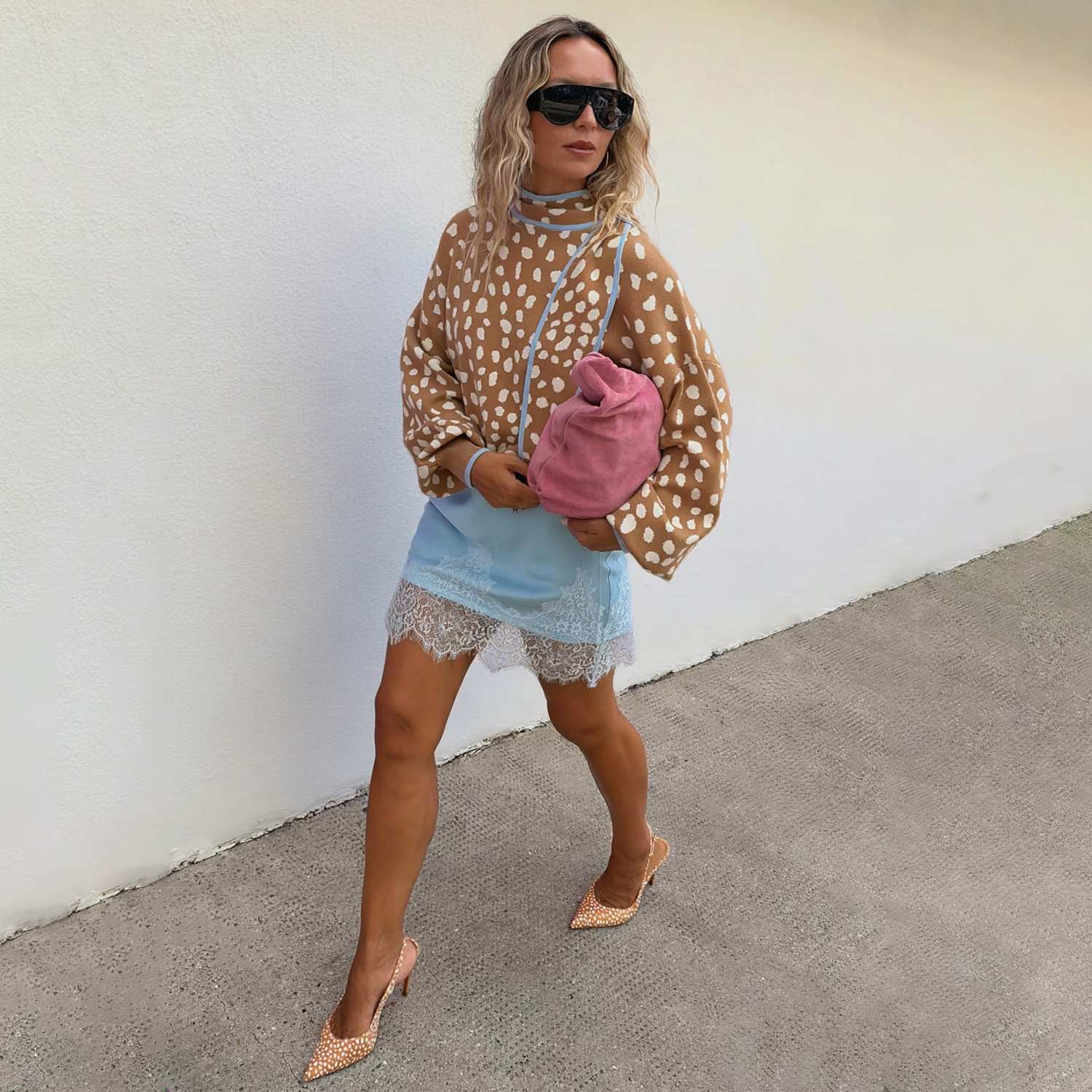 Blue Mini Maeva Skirt