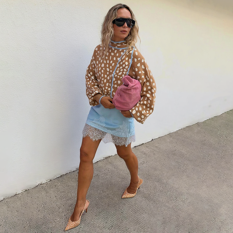 Blue Mini Maeva Skirt