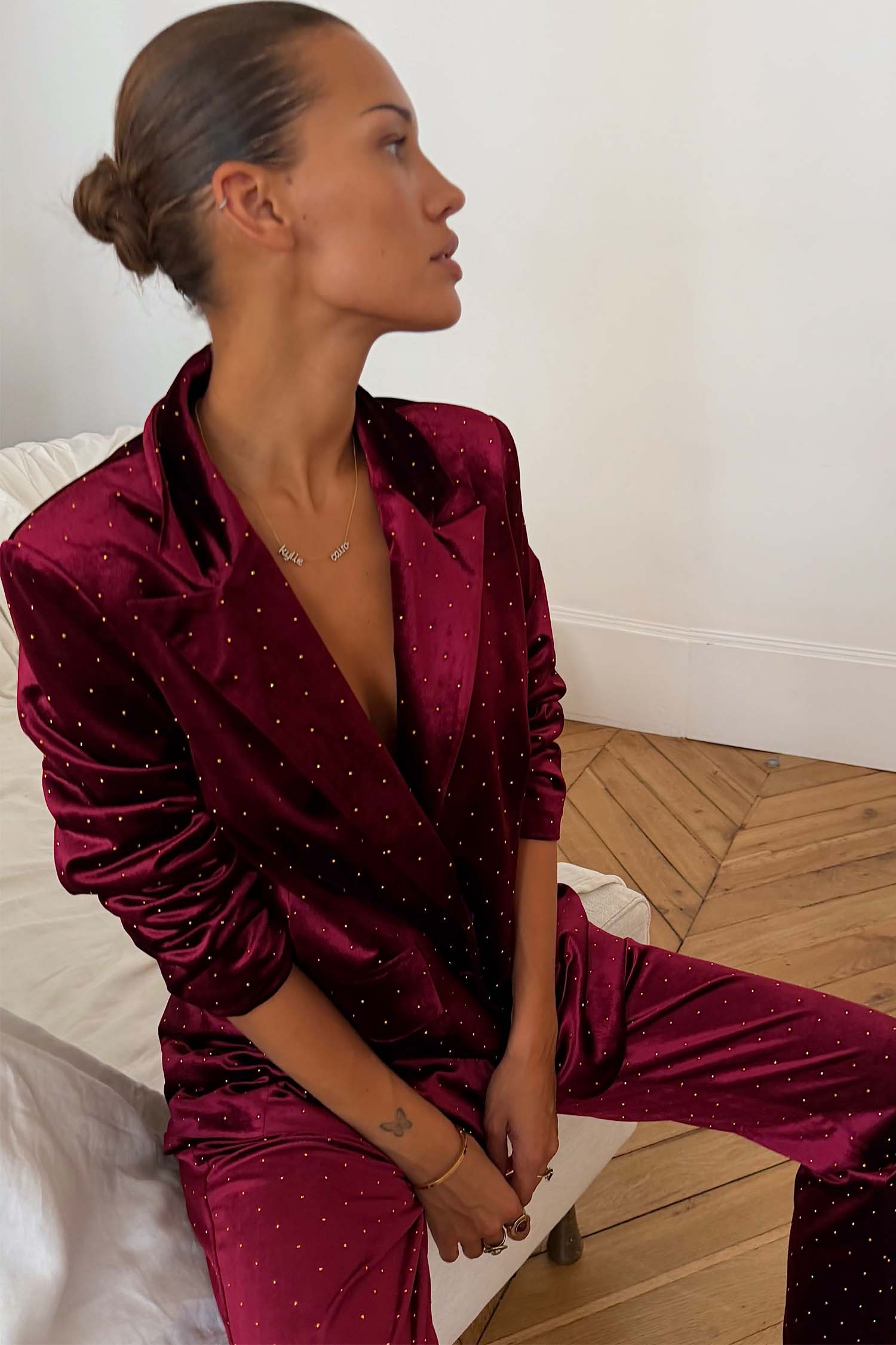 Model is 5ft4” and wears UK size 8/ US 4