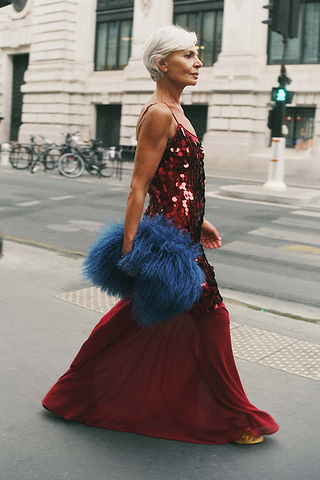 Burgundy Sequin Dress