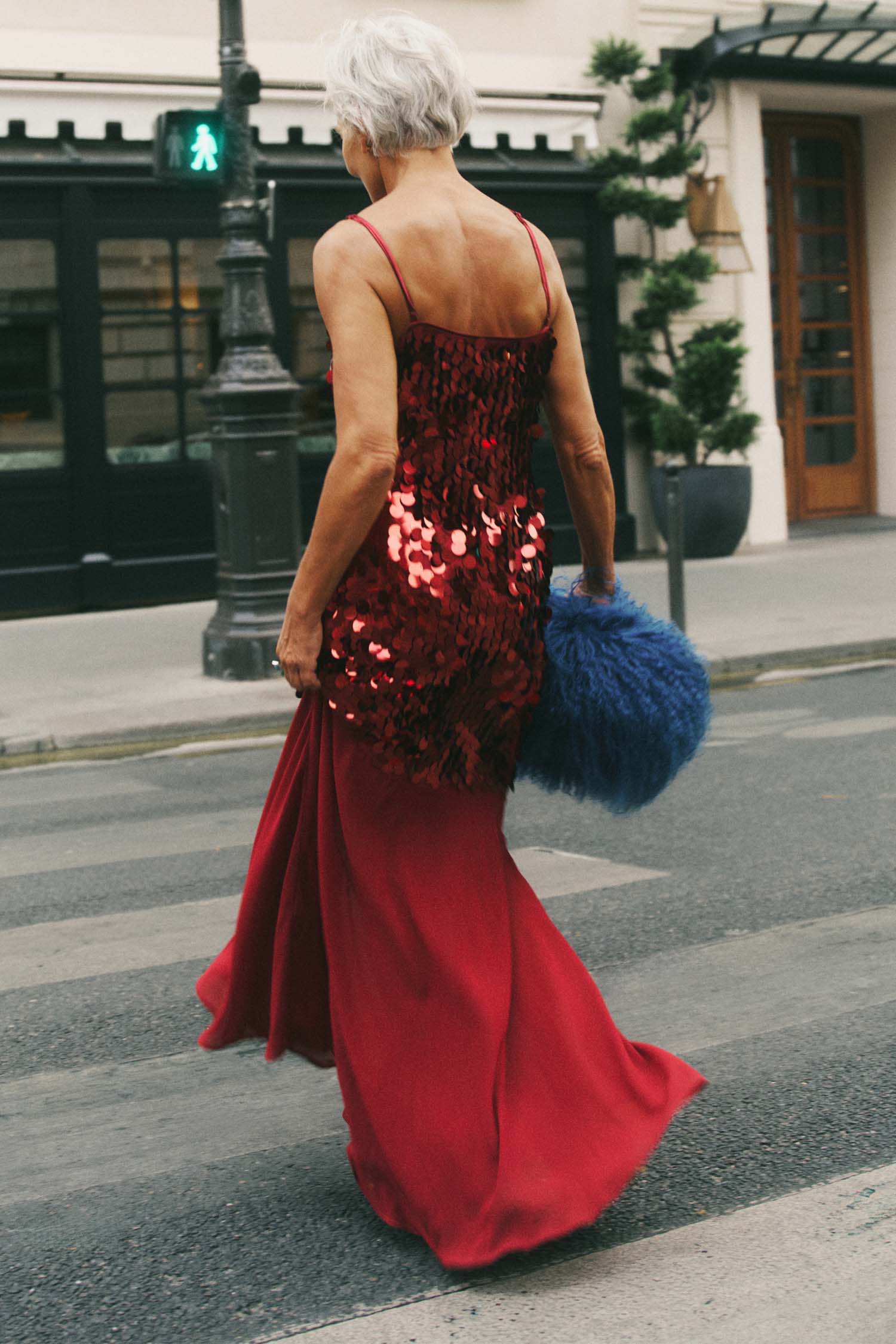 Burgundy Sequin Dress