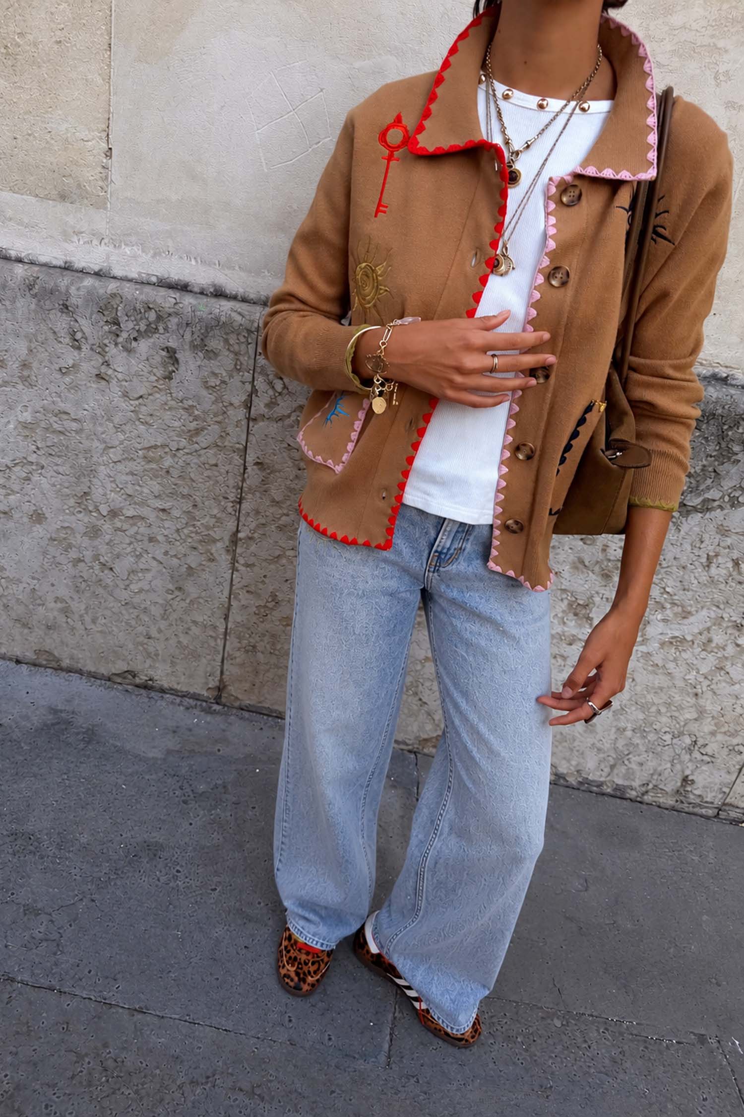 Tan Casablanca Cardigan