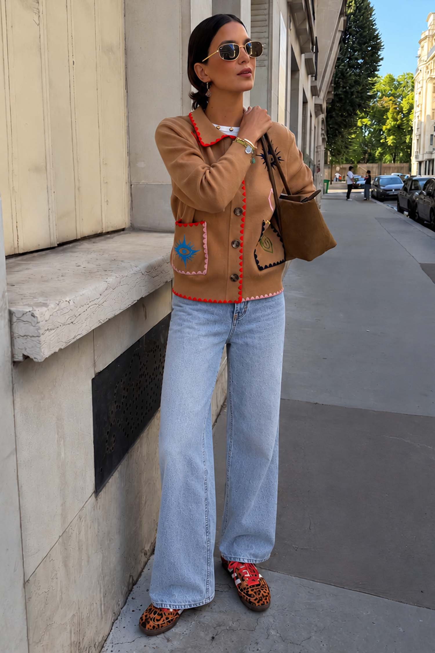 Tan Casablanca Cardigan