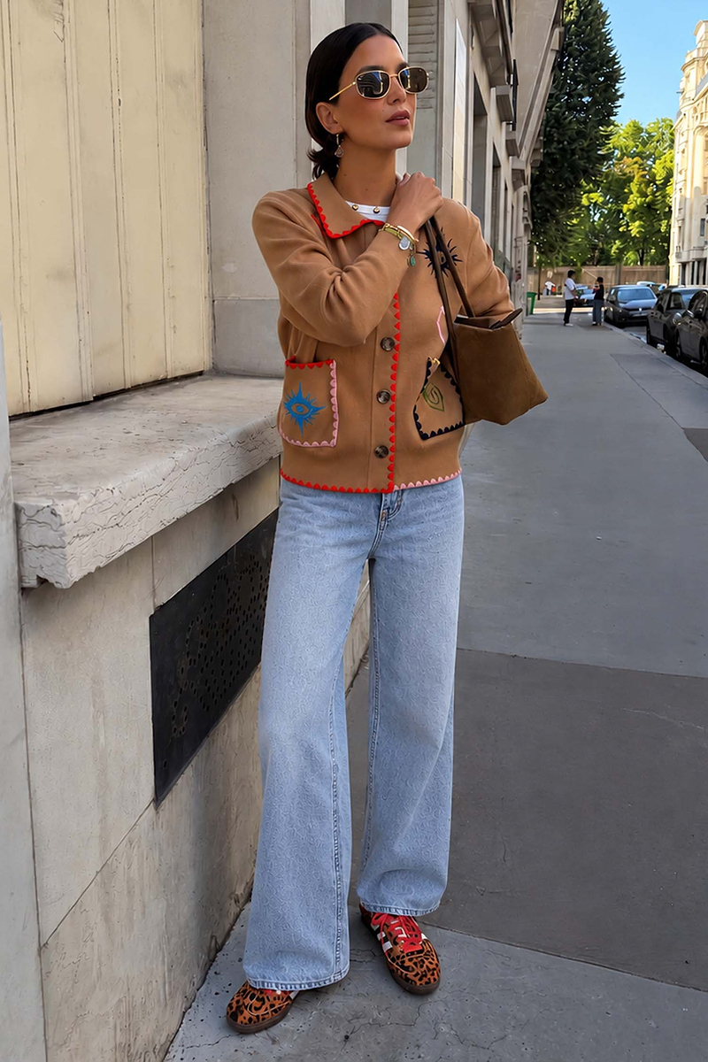 Tan Casablanca Cardigan