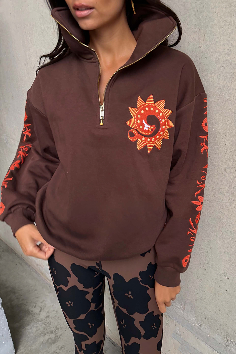Model is 5ft7” and wears size M