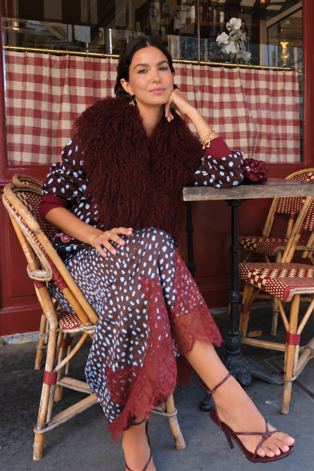 Chocolate Deer Midi Maeva Skirt