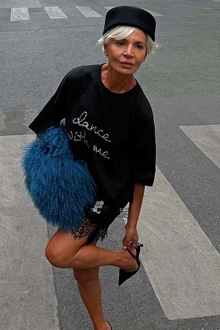 Black 'Dance with Me' T-Shirt
