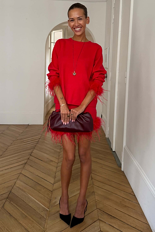 Model is 5ft4” and wears size S