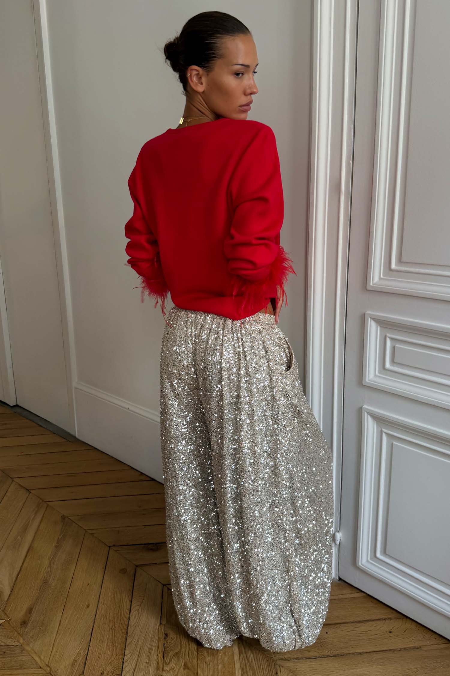 Model is 5ft4” and wears size S