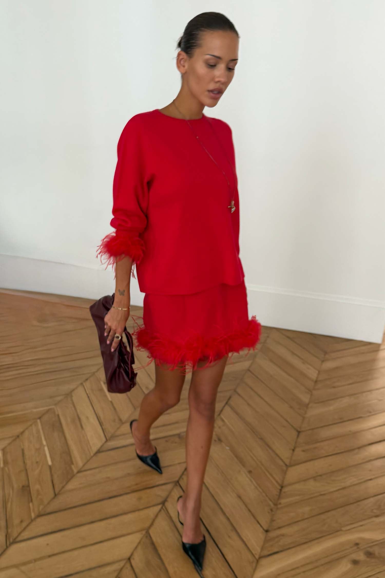 Model is 5ft4” and wears size S