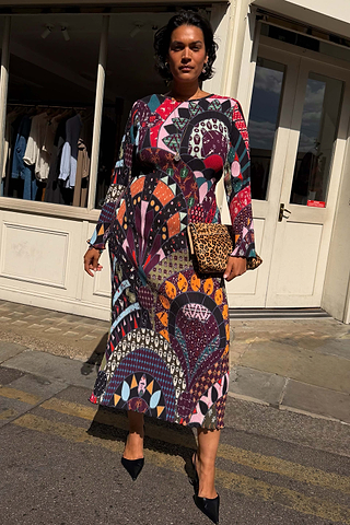 Black Casablanca Gaia Dress