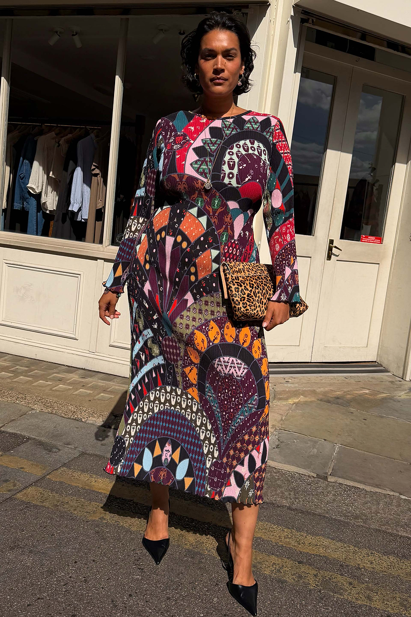 Black Casablanca Gaia Dress