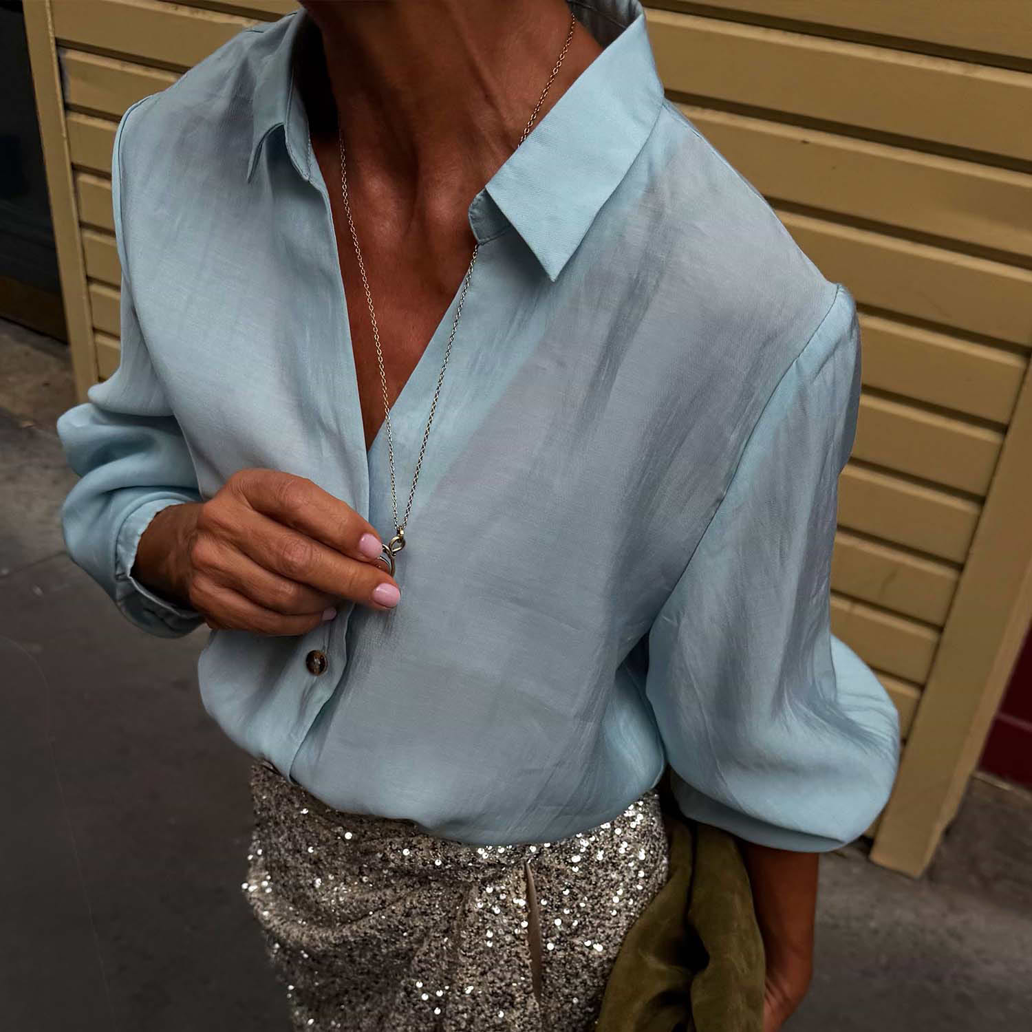 Ice Blue Miley Shirt