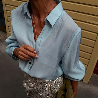 Ice Blue Miley Shirt