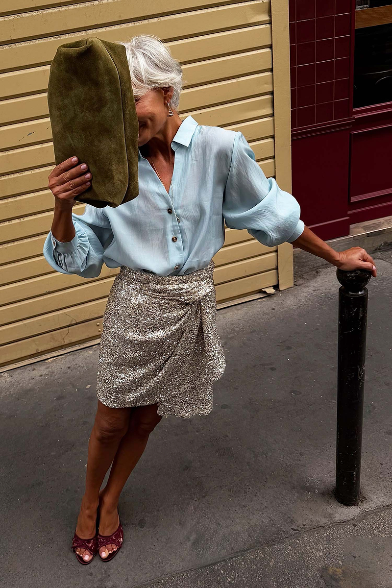Ice Blue Miley Shirt