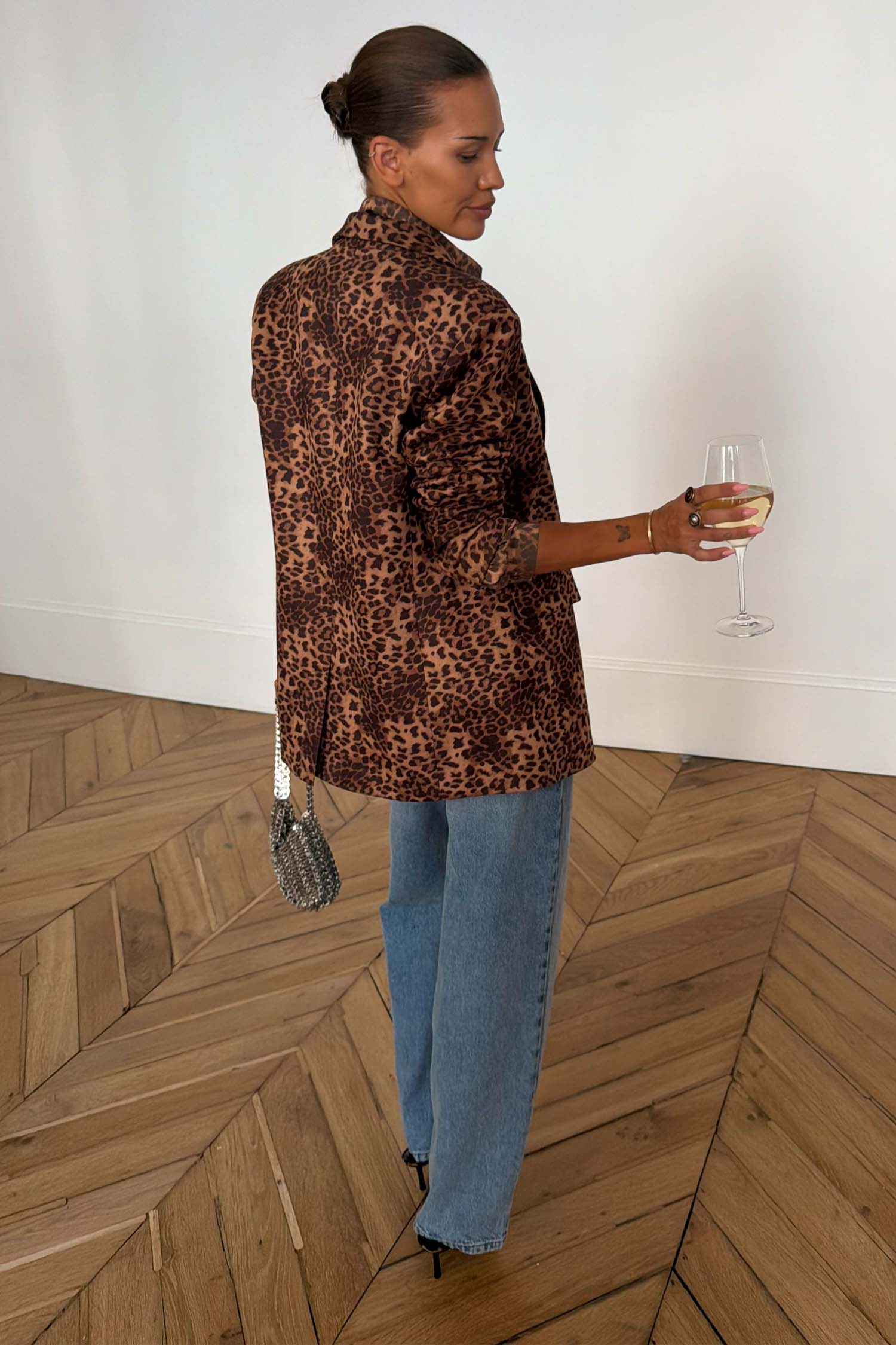 Model is 5ft4” and wears UK size 10/ US 6