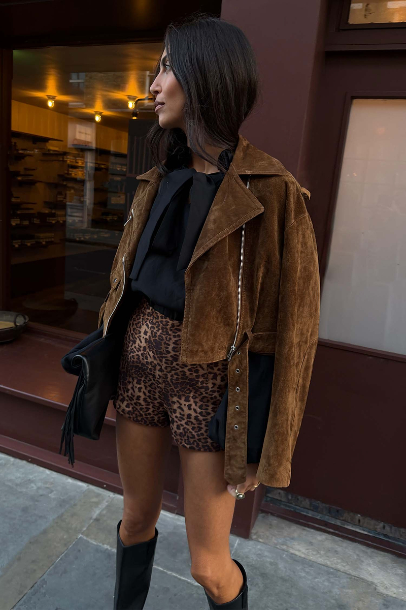Leopard Hot Pants