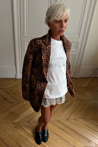 Leopard Taylor Blazer