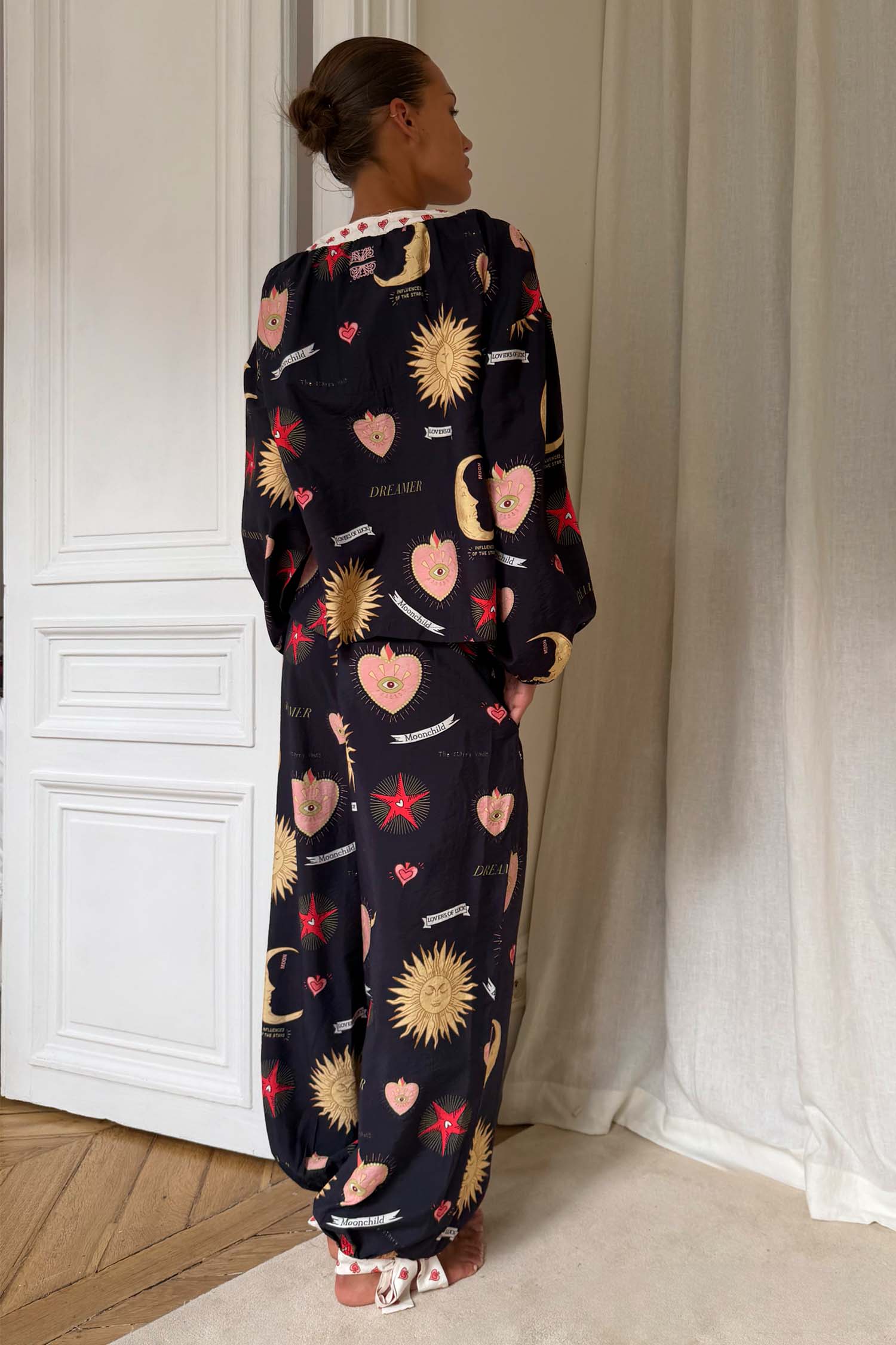 Black Mystical Pyjama Set