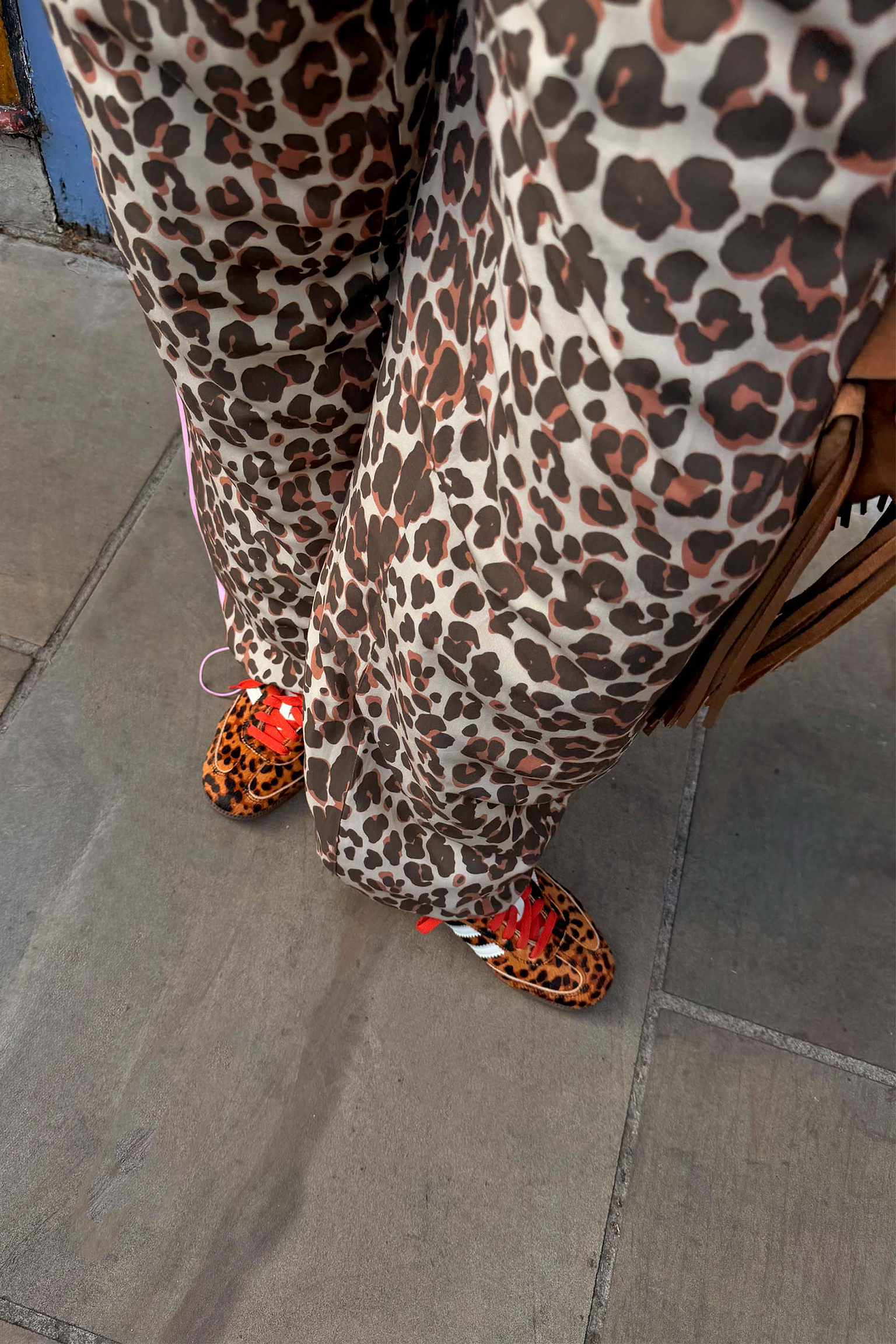 Leopard Padded Reversible Trouser
