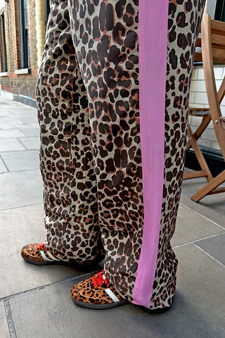 Leopard Padded Reversible Trouser