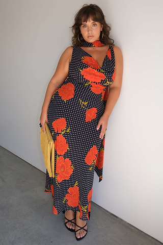 Black Poppy Sophie Dress