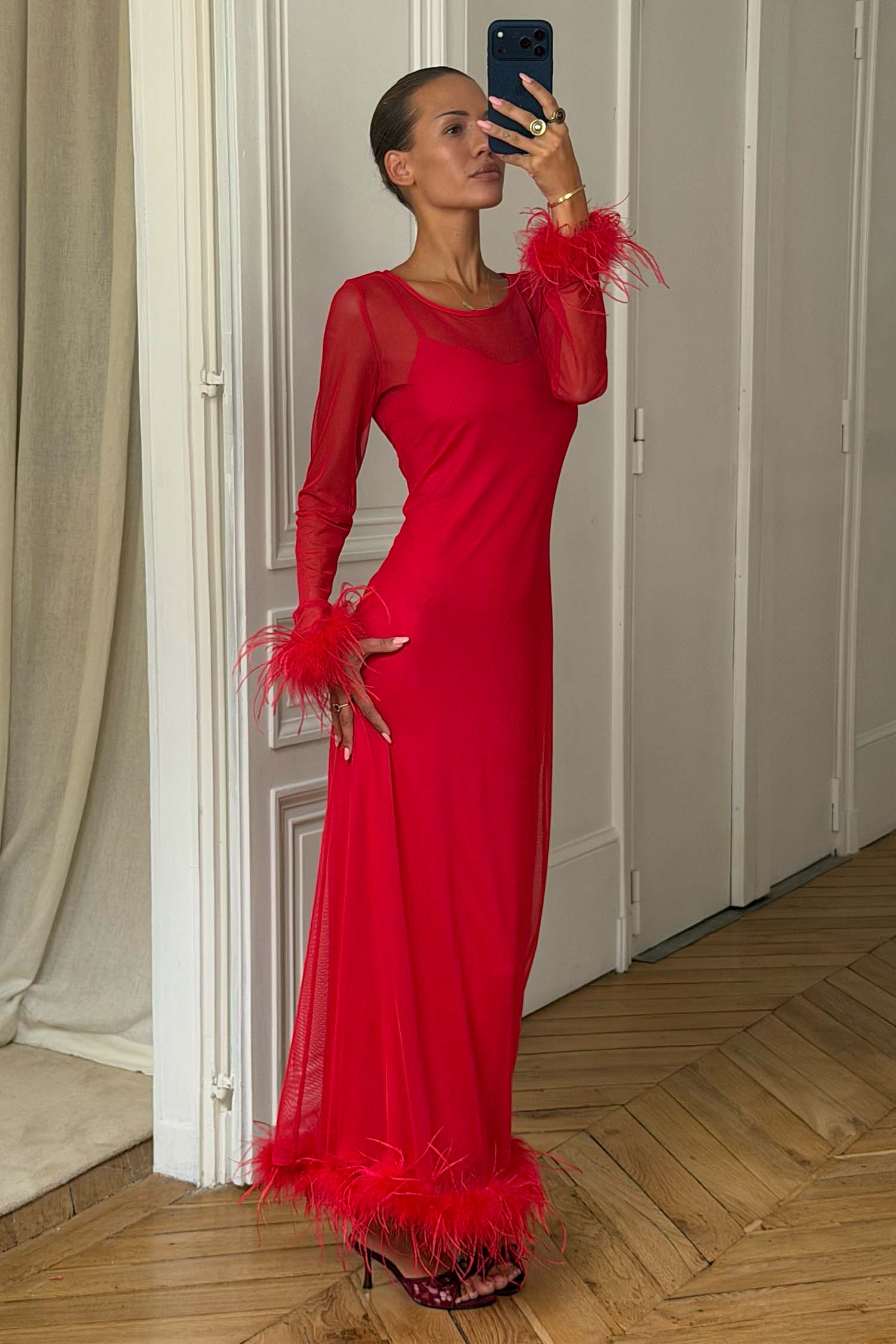Model is 5ft4” and wears UK size 8/ US 4