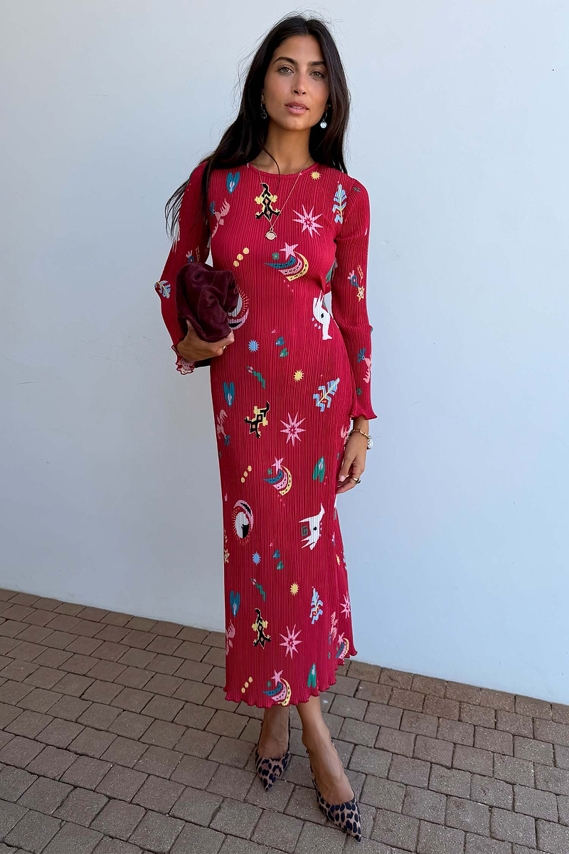 Red Dusk Gaia Dress
