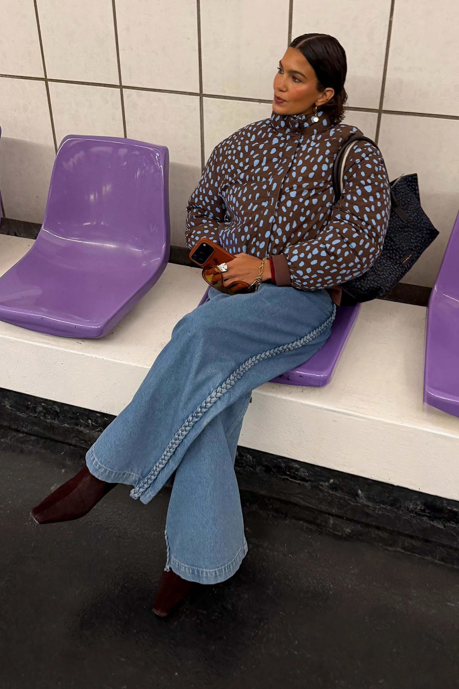 Paisley Reversible Puffer