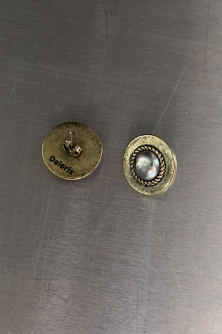 Deloris Silver Circle Earrings